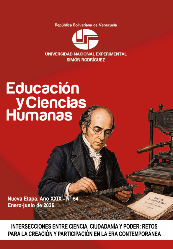 					Ver Vol. 54 Núm. 54 (2026): Intersecciones entre ciencia, ciudadanía y poder: retos para la creación y participación en la era contemporánea
				